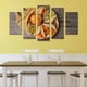 thumbnail image 2 of Juego de Cuadros Decorativos, Tacos de Guisado Mexicanos, Estilo Casero y Tradicional, 5 Piezas, Ideal para Cocina y Fonda, 150x80cm, 2 of 5
