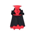 thumbnail image 2 of JeashCHAT Halloween Costume Cat Vampire Cape Cat Outfit Clothes Pet Halloween Costume Party Cosplay Dress Up for Small Dogs and Cats, 2 of 7