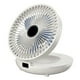 thumbnail image 1 of Wall-mounted Rechargeable Portable Fan 3 Speeds Operated Collapsible Fan for Travel Office Room Household, 1 of 5