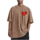 thumbnail image 2 of Tops para hombre, blusas y camisas de cuello redondo y manga corta para hombre, camisetas deportivas informales con estampado desgastado para hombre, blusas de cuello redondo y manga corta para hombre, 2 of 5