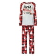 thumbnail image 5 of Matching Christmas Pajamas for Couples Family Letter Printed Xmas 2 Piece Pjs Holiday Long Sleeve Creawneck Tops and Bottoms Party Cozy Sleepwear, 5 of 6