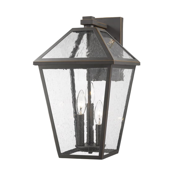 Z-Lite 579B Talbot 3 Light 18" Tall Outdoor Wall Sconce