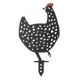 thumbnail image 2 of Estaca de Jardín de Pollo, Exquisita Estatua de Pollo de Silueta Hecha A Mano de Hierro Para DecorAción de Patio, Resistente a la Interemperie, Diseño Novedoso, Planifique Su, 2 of 7