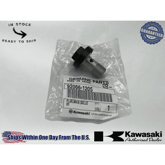 Kawasaki Mule OEM (00-13)3000 3010 / (01-13) 3010 4x4 Trans Plug Cap 92066-1205