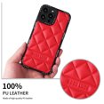 thumbnail image 4 of Dteck For iPhone 11 Pro Max (6.5 inch) Case,Hybrid Slim Shockproof PU Leather Camera Protector Cover,Red, 4 of 8
