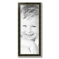 thumbnail image 2 of ArtToFrames 10" x 26" Black Panel With Silver Lip Picture Frame, 10x26 inch Multi Wood Poster Frame (WOM-5093),  Pack, 2 of 7