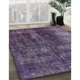 thumbnail image 2 of Ahgly Company Indoor Rectangle Mid-Century Modern Purple Iris Purple Area Rugs, 8' x 12', 2 of 6