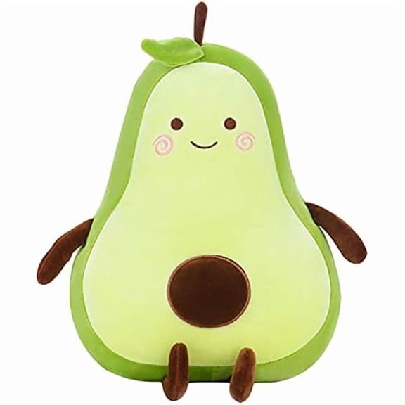 Stuffed Animal Avocado 15 Inch Plush Toys Squishy Snuggle Soft Kawaii Food Shaped Plushies Fruit Series Cute Dolls Collection Hugging Pillow Cushion Gifts for Kids Children Boys Girls, 15Inches Gift