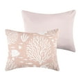 thumbnail image 5 of Greenland Home Coastal Paradise Jacquard Woven Decorative Pillow Sham, Marina Blush, King, 5 of 7