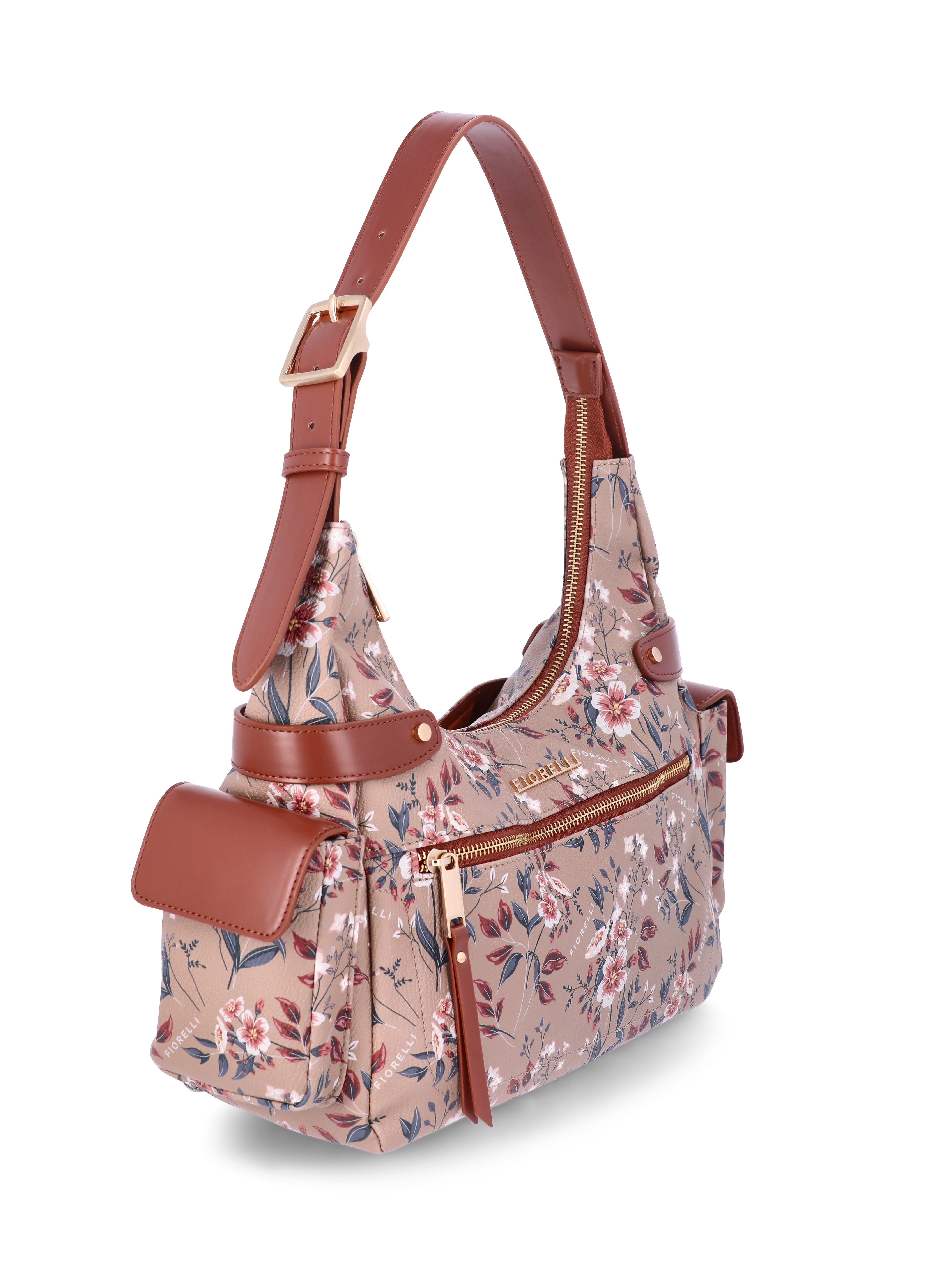 Fiorelli Women's Izzie Shoulder Bag, Brown Floral