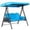 Blue, variant on Replacement Canopy for 3 Seater Outdoor Swing Chairs, Swing Canopy Replacement Top Cover, Waterproof Sunscreen Universal Top Cover Fits Patio Porch Garden Hammocks