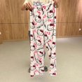 thumbnail image 4 of Pijama de Anime Sanrio Hello Kitty para mujer, pantalones de franela negra, Kawaii, de lana blanca, de dibujos animados, informales, para el hogar, a la moda, regalo de otoño, 4 of 4