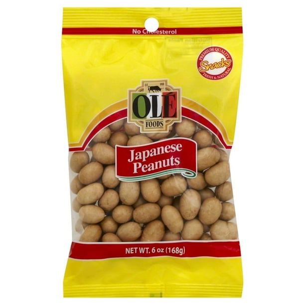 Ole Mexican Snacks, Japanese Peanuts, 6 Oz