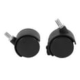 thumbnail image 3 of Set of 8 Screw in Caster Wheels - 2 with Lock Function,8* plastic casters,black, 3 of 8