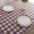 thumbnail image 3 of Vinyl Table Cloth, Oil-Proof Spill-Proof 100% Waterproof PVC Square Tablecloth, Wipeable Plastic Table Cover for Outdoor, Picnic, Camping, 3 of 5