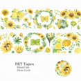 thumbnail image 1 of Journamm 50mm \ * 2m PET Tape Floral Tema DIY Scrapbooking Decoración Álbum De Fotos Collage Papelería Diario Material Estética Cinta, 1 of 4