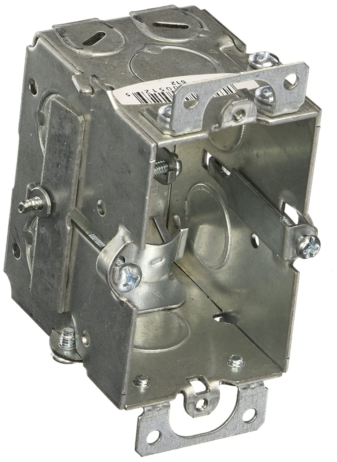 3 in. x 2 in. Switch Box, Gangable, 21/2 in. Deep, One 1/2 in. KO