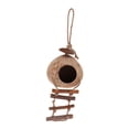 thumbnail image 2 of Columpio de de nido de pájaro de cáscara colgante para loro, , Escalera Zulema Pet Bird Parrot Nest, 2 of 8