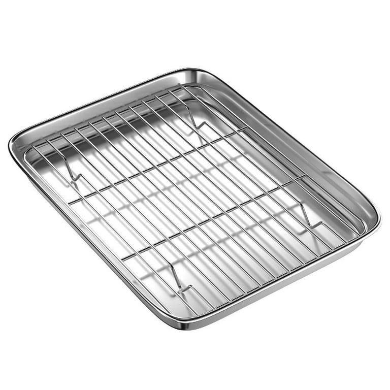  GRILL FORCE Grill Stand Baking Sheet Crisper Tray Set