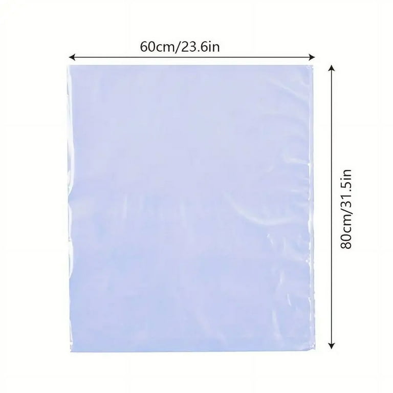 Large Cellophane Bags 30x40 Inches - 10 Pack Clear Gift Wrap Baskets