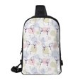 thumbnail image 6 of Sigee Hand Drawn Rabbit for Dual Pocket Sling Backpack Hiking Daypack Multipurpose Cross Body Chest Bag, 6 of 8