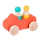 thumbnail image 3 of Coche de juguete de madera Montessori, regalos del Día de San Valentín para niños, coche de empuje, juego de vehículos de madera de arcoíris, juguete carro rojo, 3 of 9