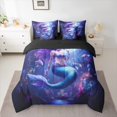 thumbnail image 2 of Manfei Sea Mermaid 7-Piece Twin Bedding Sets,Ocean Princess Bedding Comforter Set,Underwater World Breathable Sheet Sets,Microfiber Girls Bedroom Decor,Reversible, 2 of 8