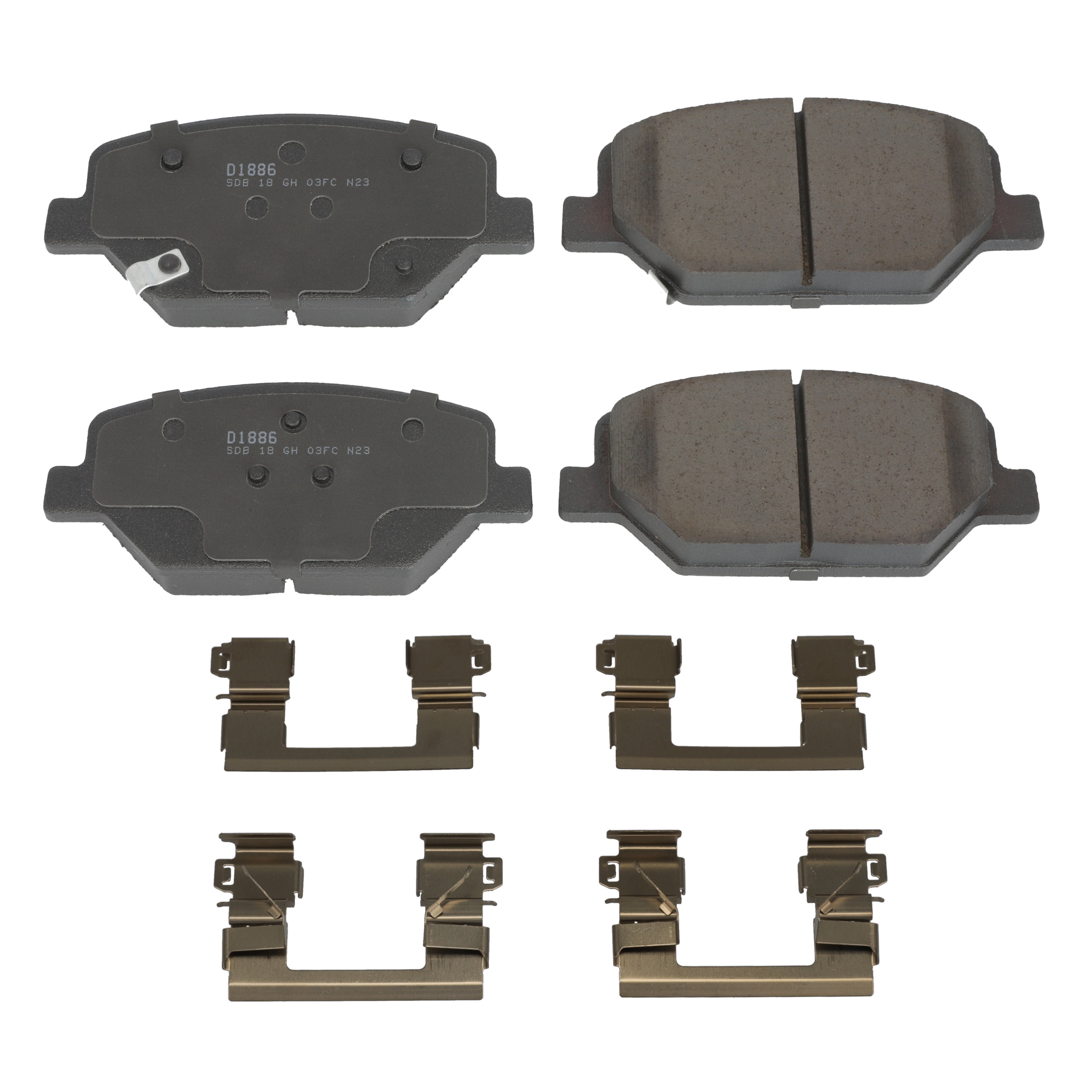 Winstop Brake Pad Set, Front WS.1886.0.C, Chevrolet Equinox 2020-2018
