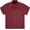 Burgundy, variant on Boys Junior Guayabera Cuban Short Sleeve Embroidered 4 Pocket Shirt Kid-Omega - Coral - Small