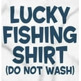 thumbnail image 2 of Lucky Fishing Shirt Cute Funny Fisher Men's Big & Tall Long Sleeve Graphic Tee Brisco Brands 2X, 2 of 5