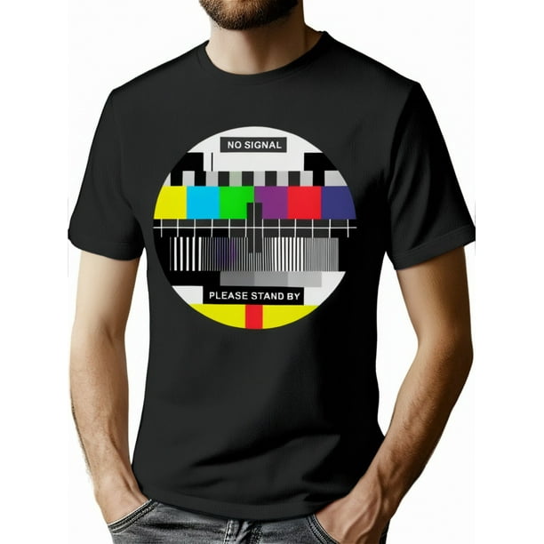 Camiseta gráfica divertida para hombre: camiseta negra de inspiración vintage con estampado humorístico, cuello redondo informal, lavable a máquina: el regalo perfecto de verano para él.