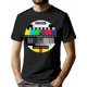 thumbnail image 1 of Camiseta gráfica divertida para hombre: camiseta negra de inspiración vintage con estampado humorístico, cuello redondo informal, lavable a máquina: el regalo perfecto de verano para él., 1 of 7