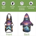 thumbnail image 6 of Honeii Magical Bees Twilight River Print Small Dog Hoodies Pet Hooded Sweatshirts Fall Winter Puppy Cat Sweaters Warm Clothes for Small Dogs Outfits Costume-X-Small, 6 of 7