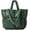 Green, variant on CoCopeaunt Chic Grid Puffer Down Quilted Tote Bag for Women Lady Trendy Large Shoulder Bag Top Handle Bag