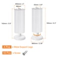 thumbnail image 2 of 4Pack Metal Adjustable Furniture Legs for Bed Cabinet 150-160mm(5.9"-6.3"), White, 2 of 6