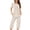 Yellow, variant on Wensltd 2 Piece Sleepwear Set for Women Comfy Print Short Sleeve and Capri Pants with Side Pockets for Homewear