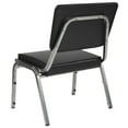 thumbnail image 5 of Flash Furniture 4 Pack HERCULES Series 1000 lb. Rated Black Antimicrobial Vinyl Bariatric Medical Reception Chair with 3/4 Panel Back, 5 of 8
