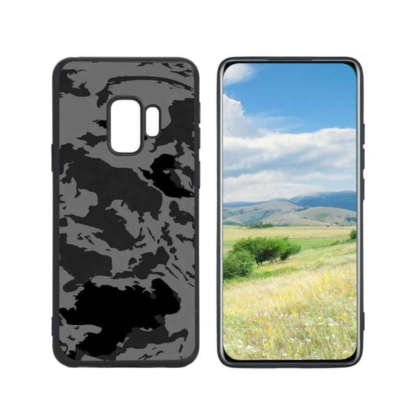 Army-Military-71 Phone Case, Degined for Samsung Galaxy S9 Case Men Women, Flexible Silicone Shockproof Case for Samsung Galaxy S9