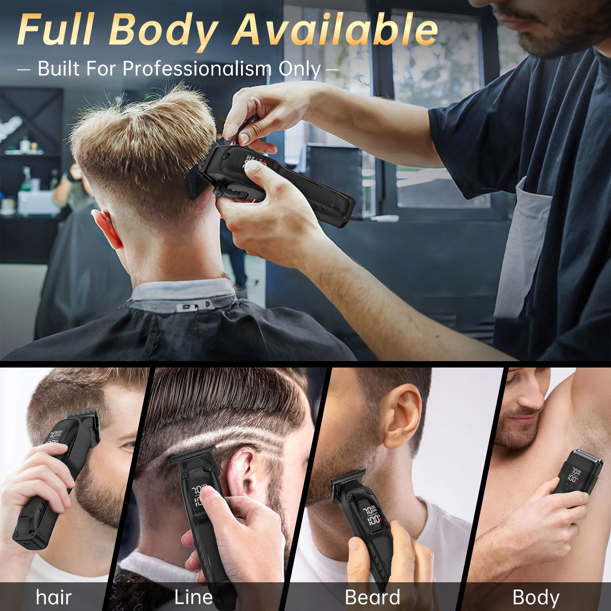 Cshidworld Professional Hair Clipper Set 3-in-1 photo 4