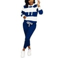 thumbnail image 3 of Two Piece Outfits For Women Casual Jogging Suit Set Long Sleeve Sweatshirt And SweatpantsTracksuit Athletic Loungewear Set Sweatpants, 3 of 3