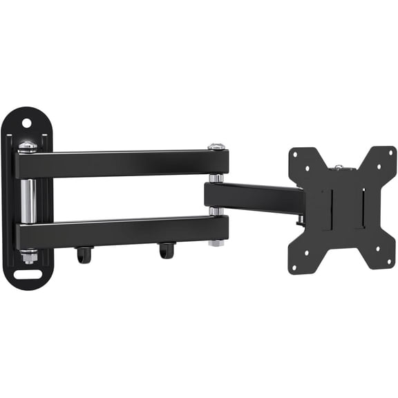 TV Wall Mount Swivel Tilt Rotation Full Motion Adjustable Articulating for Most 15-32 inch LED, LCD Monitor Wall Mount VESA 75,100
