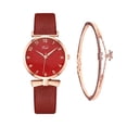 thumbnail image 2 of Nuevo reloj de pulsera de cuarzo con correa de moda para mujer, ideal para el tiempo libre, con caja de regalo., 2 of 3