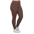 thumbnail image 2 of Women's Active Fleece Lined High Waisted Leggings, Coffee, 3XL, 1 PC, 2 of 7