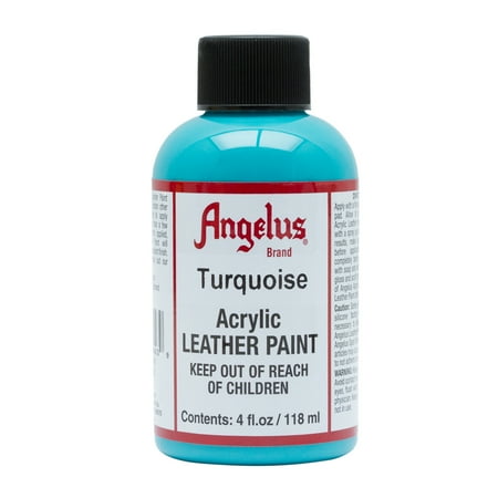 UPC: 0086366740439 | Angelus® Acrylic Leather Paint  4 oz.  Turquoise