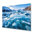 thumbnail image 2 of Designart "Captivating Alaskan Glaciers I" Landscapes Metal Wall Art, 2 of 5