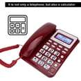 thumbnail image 4 of Telephones Caller, Telephone Ingenious Detail Dual Interface ABS Comfortable Texture Buttons Mute Mode Ear Resistant  For Office Red,Black,White, 4 of 8
