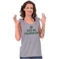 thumbnail image 4 of Funny St Patricks Kiss Me Not Irish Tank Top Tee Shirt Women Brisco Brands L, 4 of 6