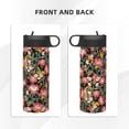 thumbnail image 3 of KLL Watercolor Red Wildflowers Pattern 18OZ Water Bottle With Straw,Stainless Steel Sports Water Cup Flask Sports Water Cup Flask Wide Mouth Travel Thermal Mug, 3 of 8