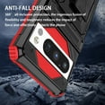 thumbnail image 6 of TECH CIRCLE for Google Pixel 9 Pro/Pixel 9 Case, Heavy Duty Holster with Belt Clip Kickstand Rugged Shockproof Protective Case Non-Slip Dual Layer Dropproof Hybrid Silicone Cover,Red, 6 of 8