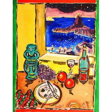 Marmont Hill "View of Rio" by Wayne Ensrud Painting Print on Canvas